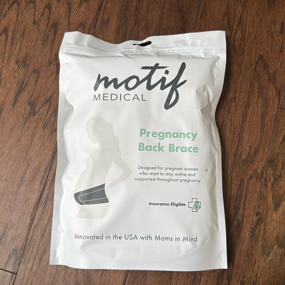 NWT brand new motif pregnancy back brace